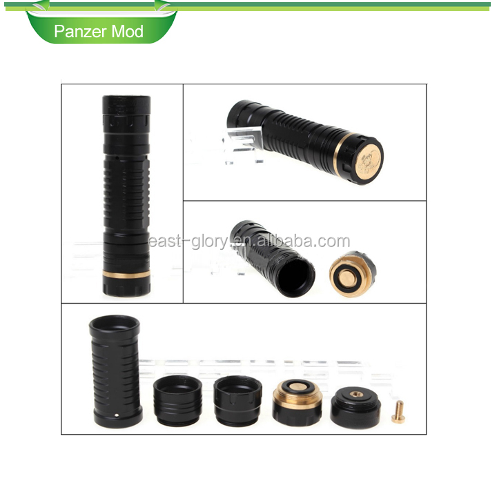 Waidea Newest panzer mech mod, stainless steel/black panzer mech mod clone