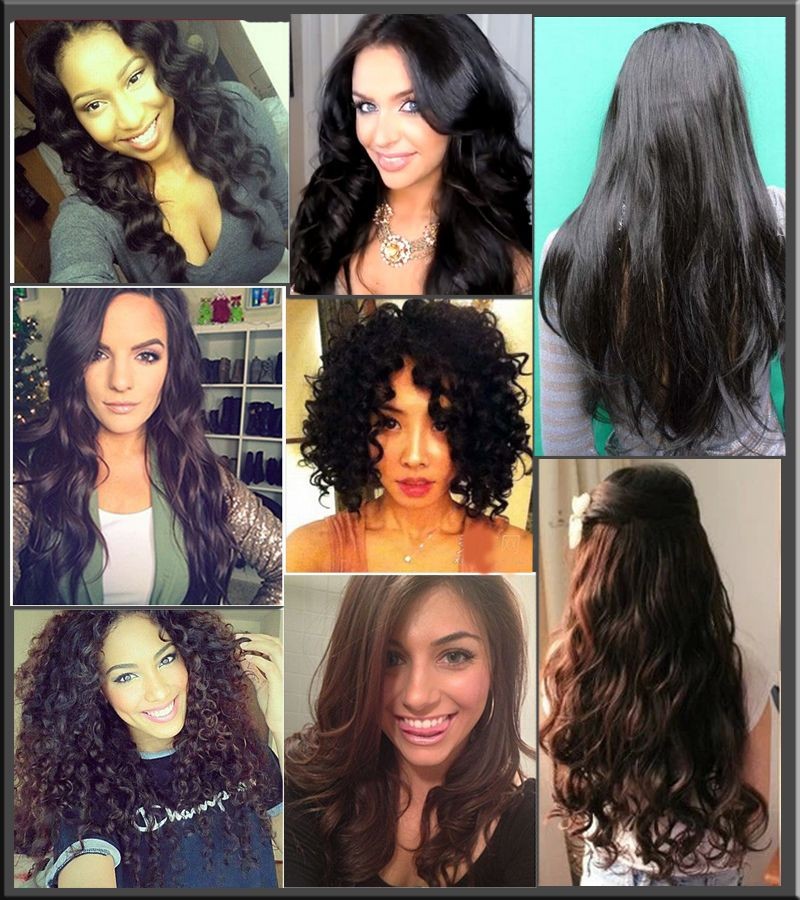 Factory low price Top quality Virgin red wine color hair