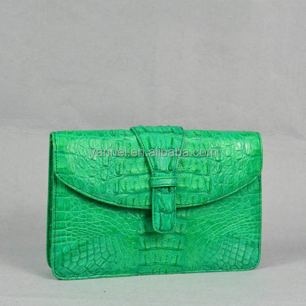 高級クロコダイルpurse_caimancluchbag_caimanクロコダイルのワニ革仕入れ・メーカー・工場