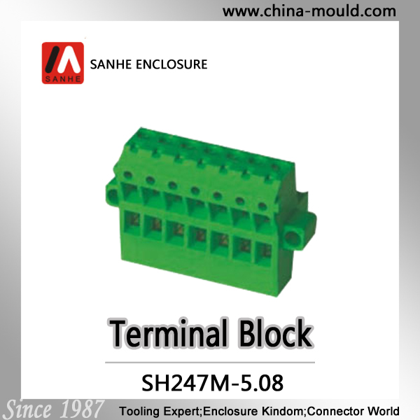 プラグイン可能なターミナルブロック製造三河5. 08ミリメートルヘッダー部分仕入れ・メーカー・工場