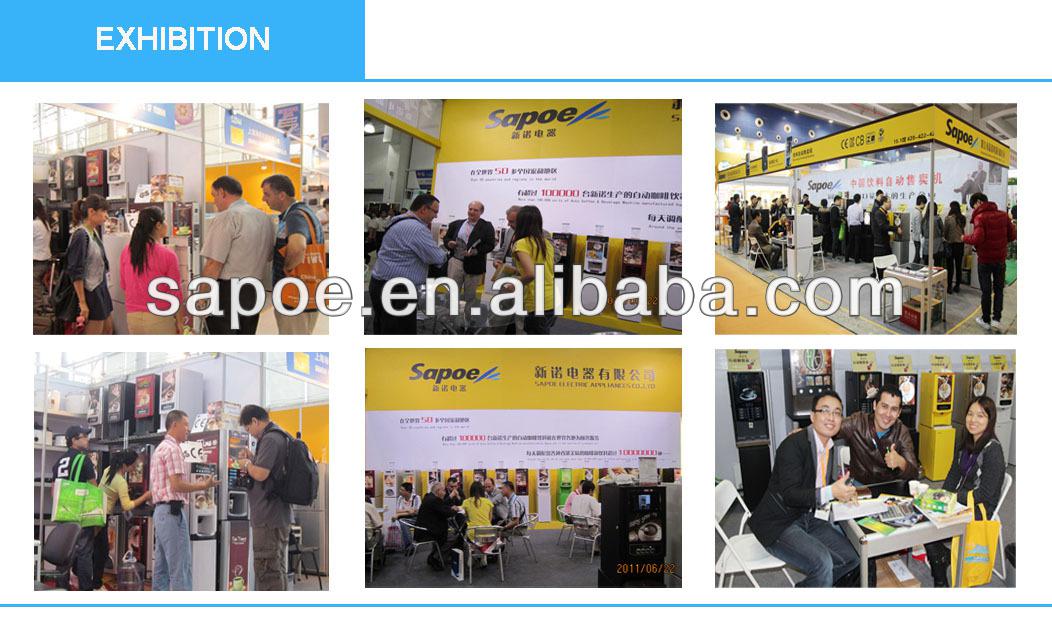 Mini table top style commercial coffee vending machine with instant powder SC-7903