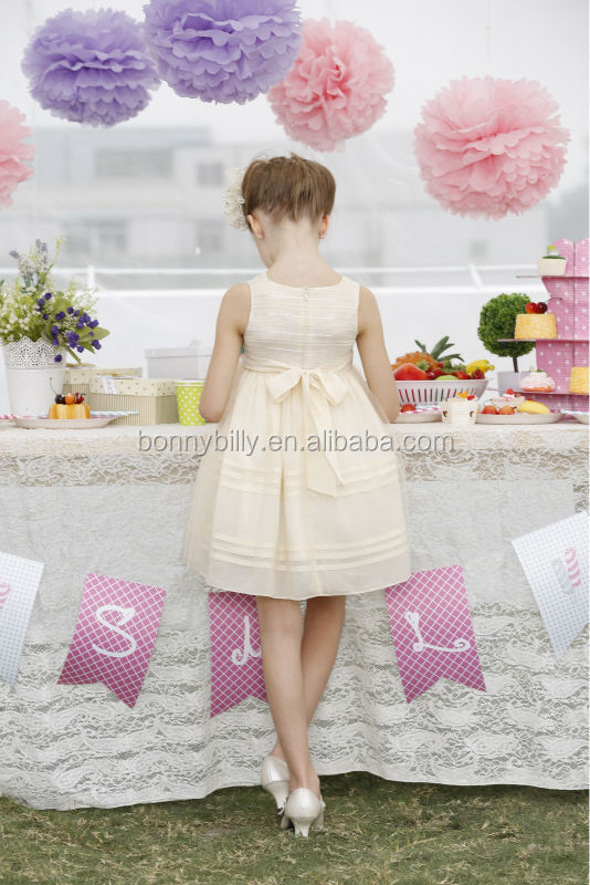 結婚式パーティードレス女の子のためのフラワーガールの服で新しいファッション問屋・仕入れ・卸・卸売り