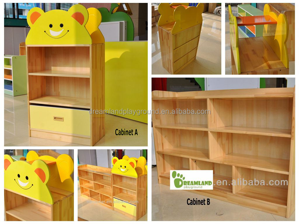 新しいデザインの幼稚園の家具木製の子供のおもちゃ収納キャビネット仕入れ・メーカー・工場