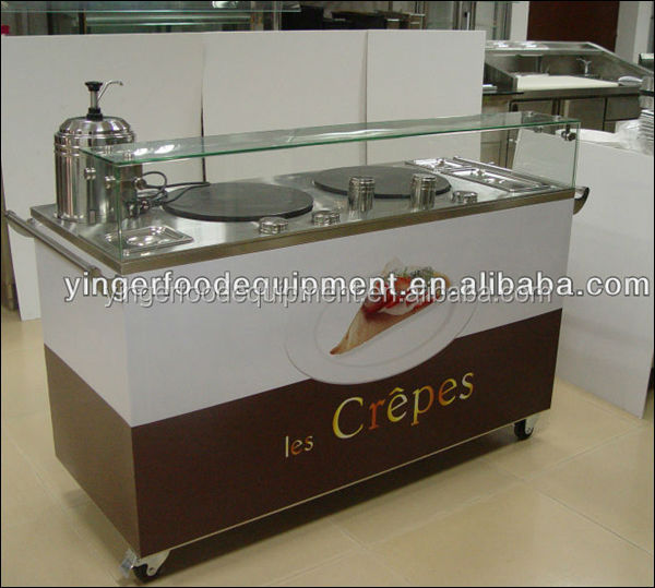 Crepe+Food+Carts Street Crepe Cart For Sale, Crepe Making Cart, View crepe cart ...