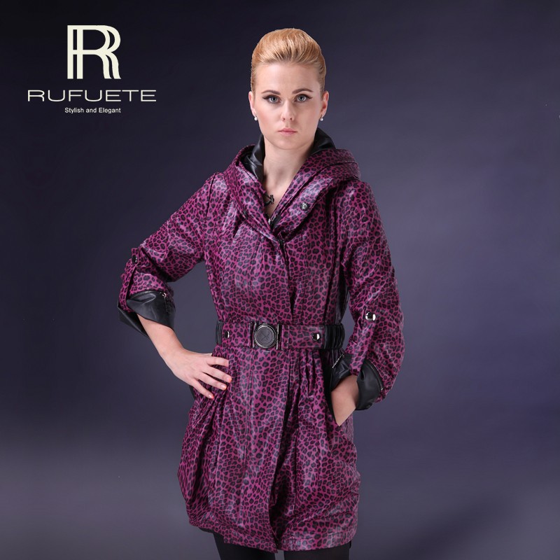 Купить rufuete капюшоном тонкий красивый яркий полу длинные раздел ...