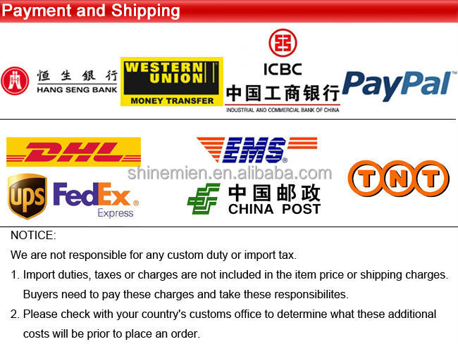 payment and shipping