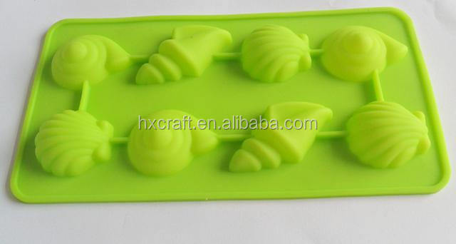 Conch Silicone Ice cube Chocolate fondant cake Mould Bar Tool/mold party