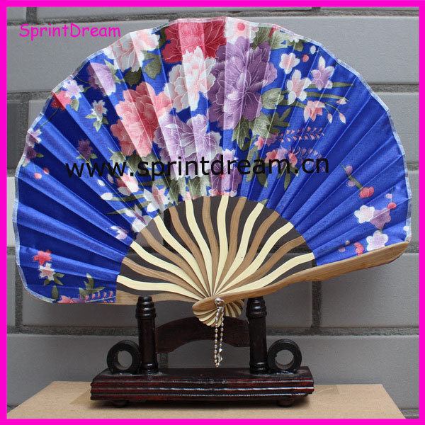 分類された色・花のデザインシルク中国ハンドファンファンファブリックファン問屋・仕入れ・卸・卸売り