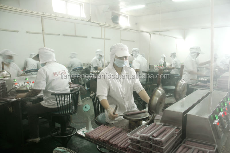 high quality handmade egg roll biscuit factory