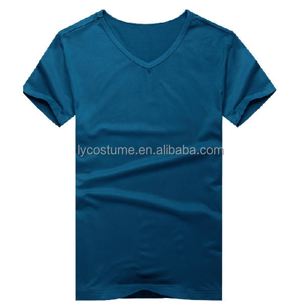 安いtシャツの綿空白、 スリムフィットtシャツvネック、 卸売綿のtシャツ問屋・仕入れ・卸・卸売り