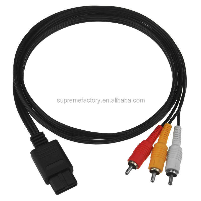 for GameCube/N64/SNES AV output Cable, View for Nintendo 64 GameCube