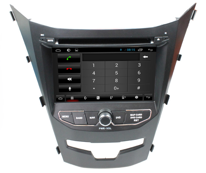アンドロイド4.2.2二重喧騒のためのサンヨンkorando2014年車中心のマルチメディア3g無線lan付き問屋・仕入れ・卸・卸売り