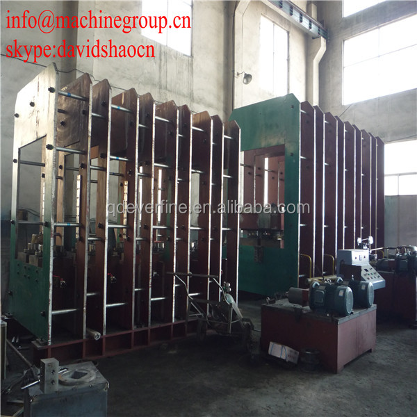 Rubber Co<em></em>nveyor Belt Vulcanizing Press Machinery/ Plate vulcanizer Machinery/Rubber Molding Press仕入れ・メーカー・工場