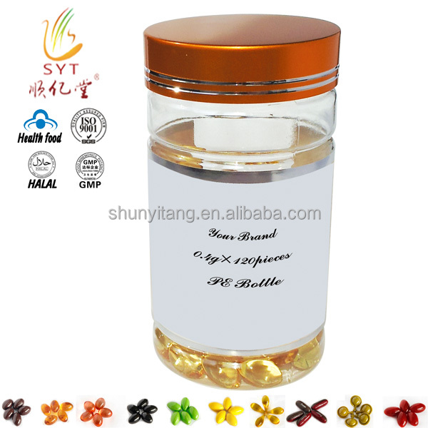 Oval Anti-aging Natural Vitamin E softgels