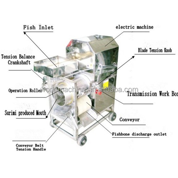 large output high quality fish meat separator/fish bone remover
