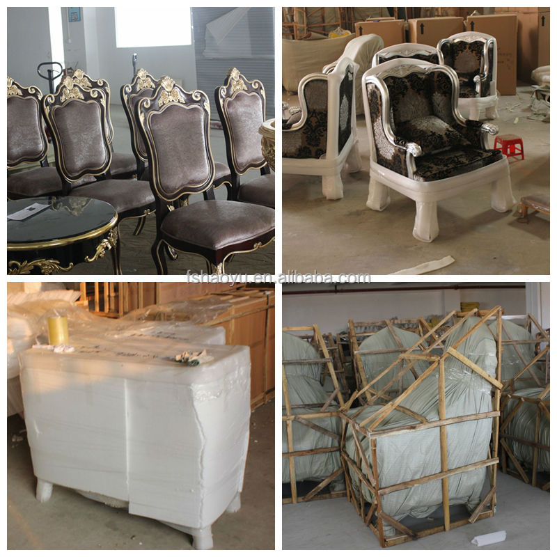 バロックブルーウェディング長椅子、右サイド長椅子、結婚式のデザイン仕入れ・メーカー・工場