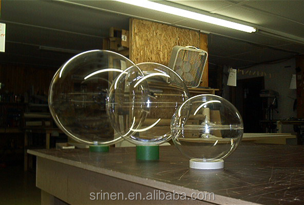 透明なアクリルくりぬき最高の品質のプラスチック製の球問屋・仕入れ・卸・卸売り