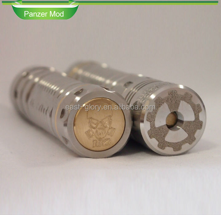 Waidea Newest panzer mech mod, stainless steel/black panzer mech mod clone