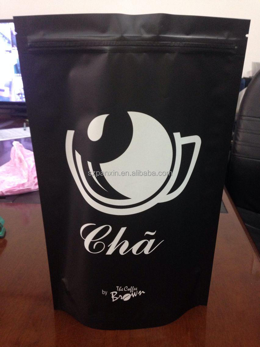 Wholesales cheap standing ziplock 250g/500g/1kg empty coffee tea bags for sale,China PANXIN