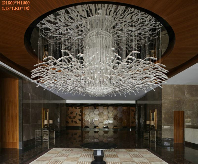 最も安い・人気のイタリアデザインの正方形の大きなホテル水晶天井照明ul認証ceulとsaa仕入れ・メーカー・工場