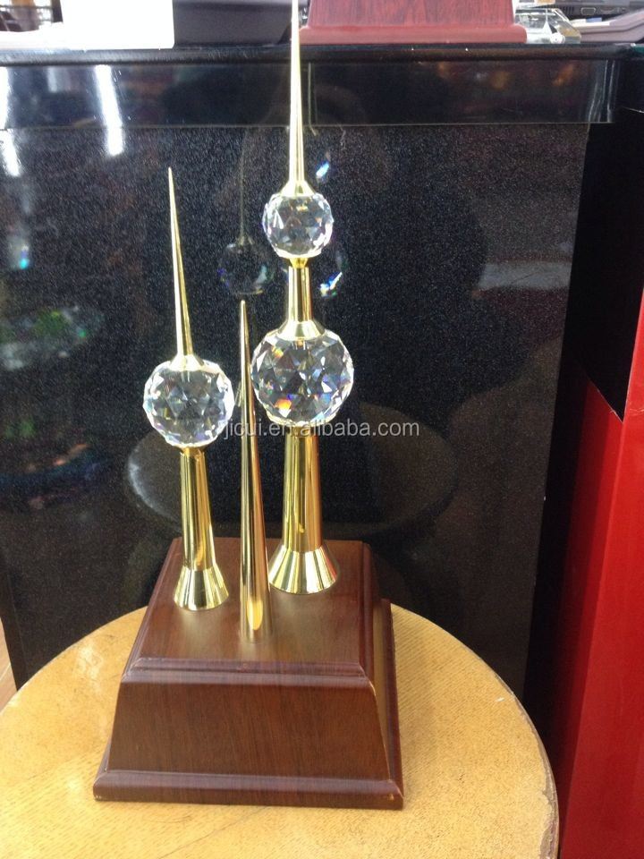 Quality Wooden Base Kuwait Tower With Kuwait Souvenir Kuwait Company