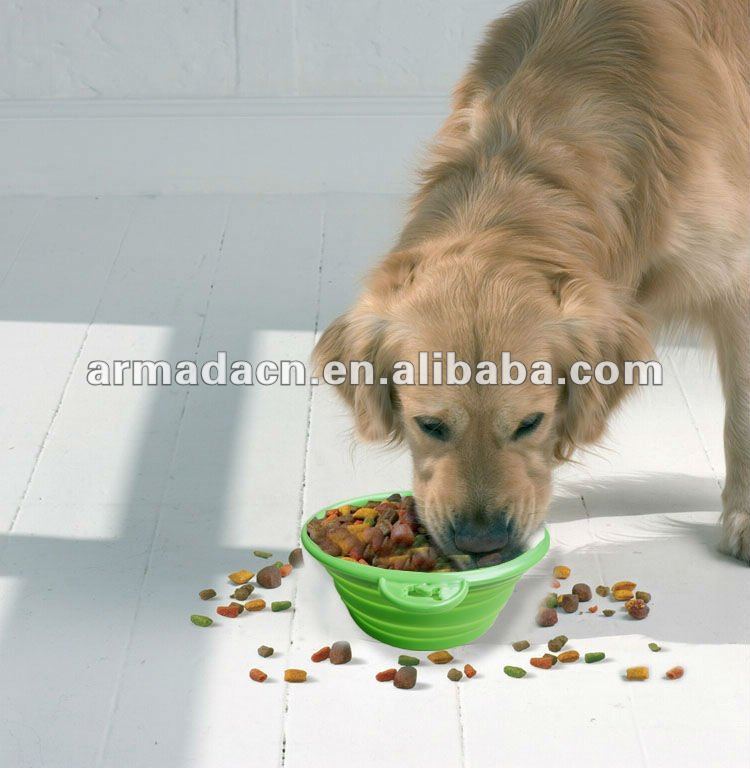 2014年新しいポータブル折りたたみシリコン犬のボウルとアンブレイカブル/siliconeペットボウル問屋・仕入れ・卸・卸売り