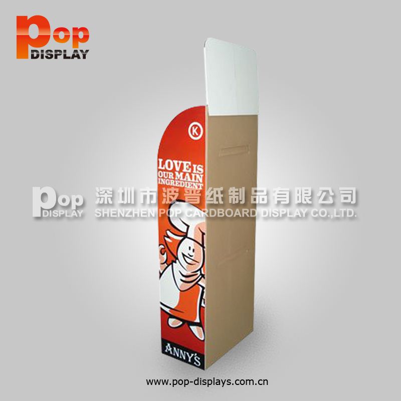 2014 Creative custom chewing gum cardboard display stand
