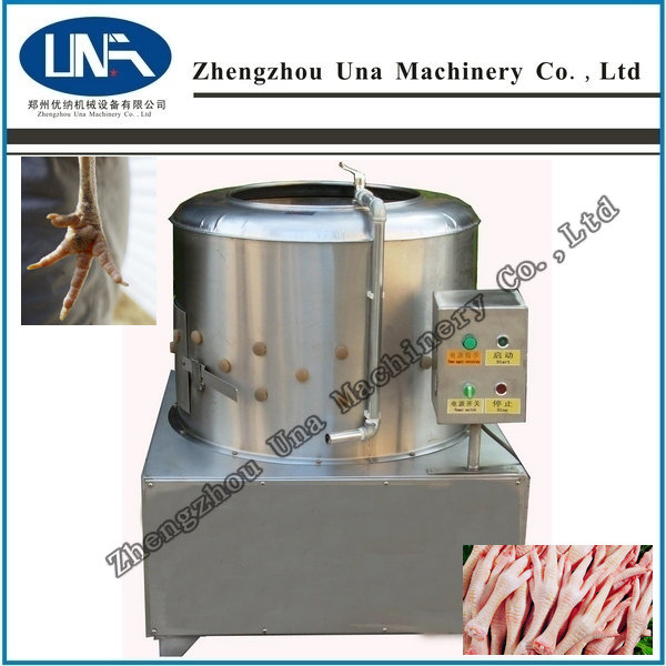 Peeling machine for chicken feet machine