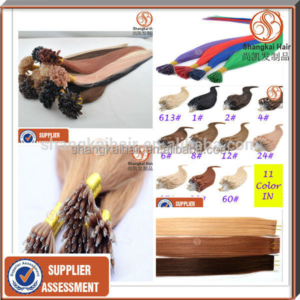 Tangle free top quality remy chocolate hair extension