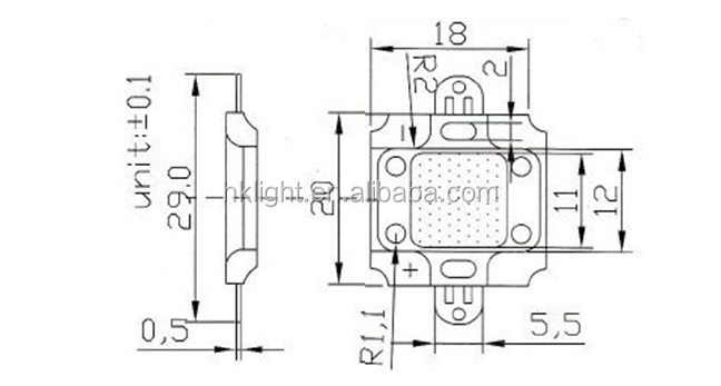 China Factory Direct Sale 10w High Power White LED 900 lumen