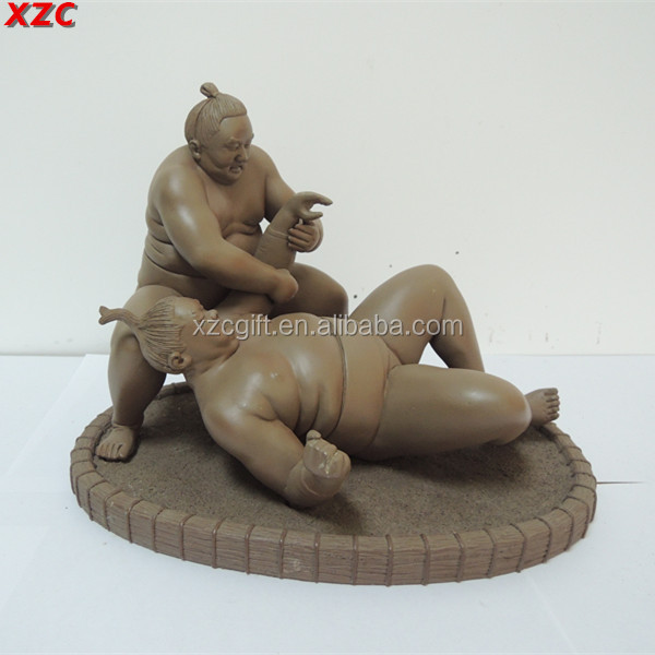 日本相撲絶妙なデザインアートの彫刻像樹脂工芸品問屋・仕入れ・卸・卸売り