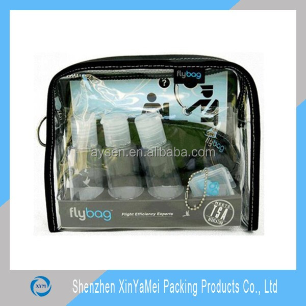 Custom new design pvc cosmetic bag , promotional cosmetic bag , travel cosmetic bag