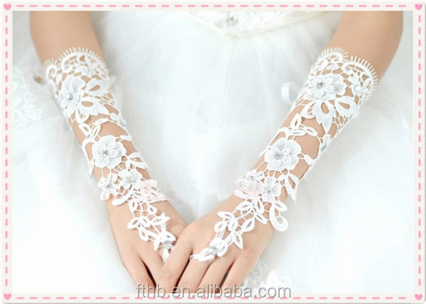ファッショナブルなブライダル手袋卸売長いスタイルの蝶の結婚式の手袋ウェディングドレスのアクセサリー問屋・仕入れ・卸・卸売り