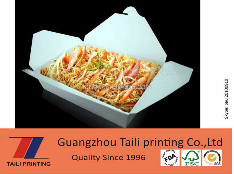 paper square noodle box/take away box/fast food box/ TLP14062801