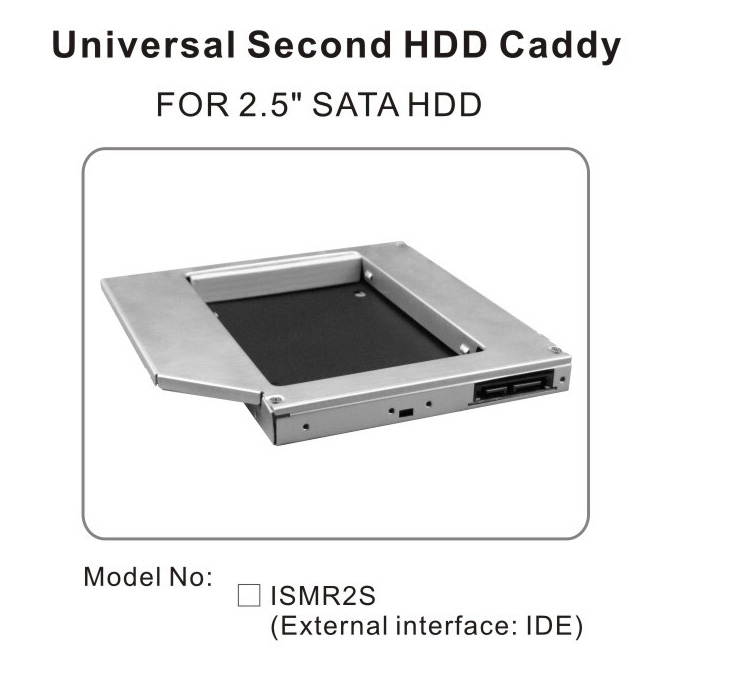 ユニバーサルセカンドhddキャディに2.5hddsata9.5ミリメートルノートブックコンピュータのドライブキャディ問屋・仕入れ・卸・卸売り