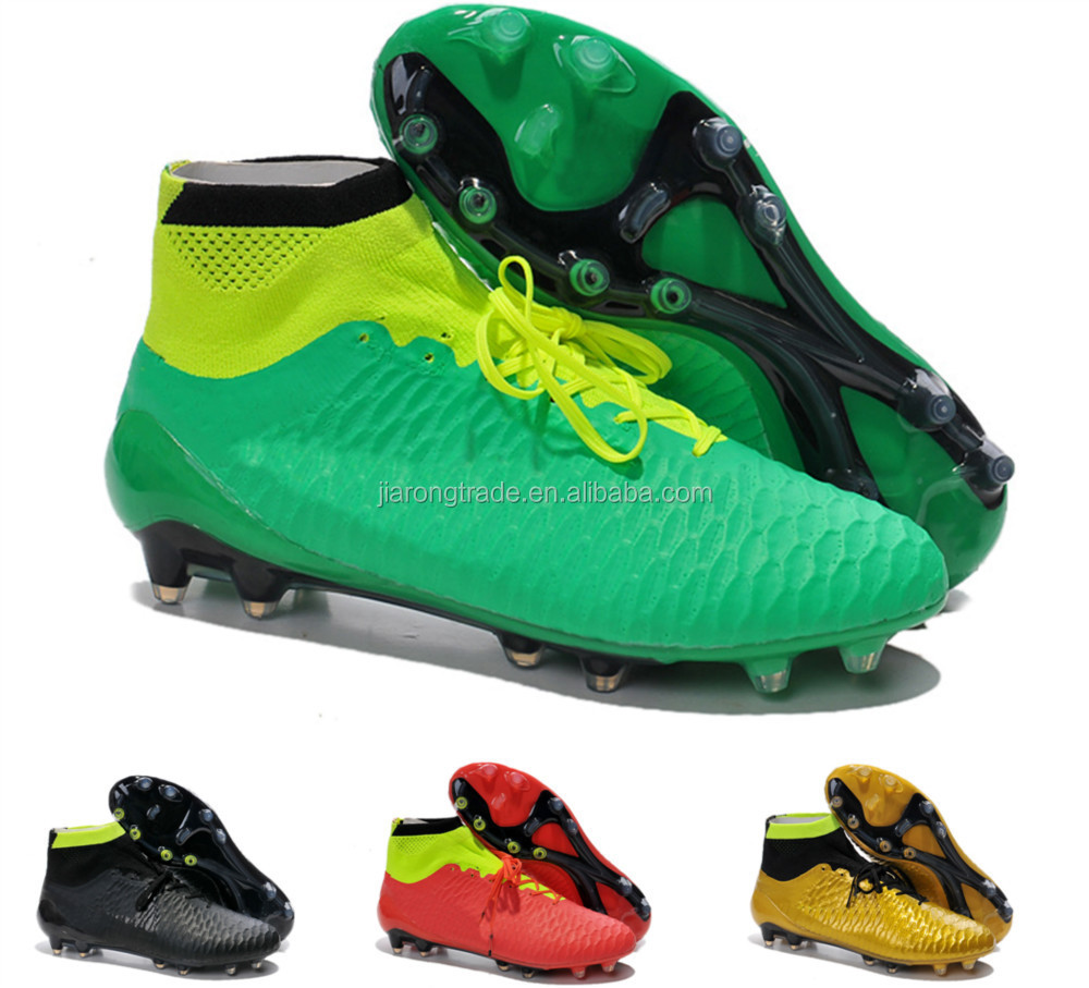 新しい熱い販売のファッションスタイル2015サッカーシューズ男性スポーツの靴良い品質のサッカーシューズの色を持つ、問屋・仕入れ・卸・卸売り