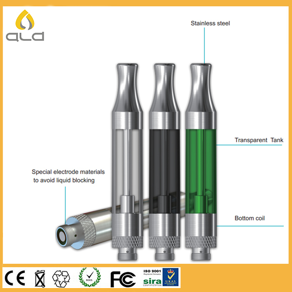 2015 Newest clearomizer Special electrode materials to avoid blocking clearomizer