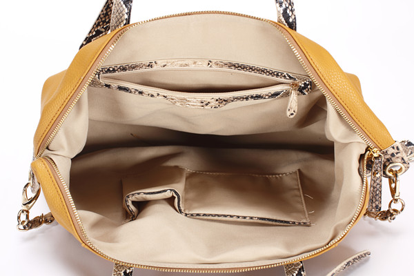 最高品質のファッション2014年ヘビの皮のエンボス加工puレザーデザイナーハンドバッグショルダーバッグ卸売女性のための問屋・仕入れ・卸・卸売り