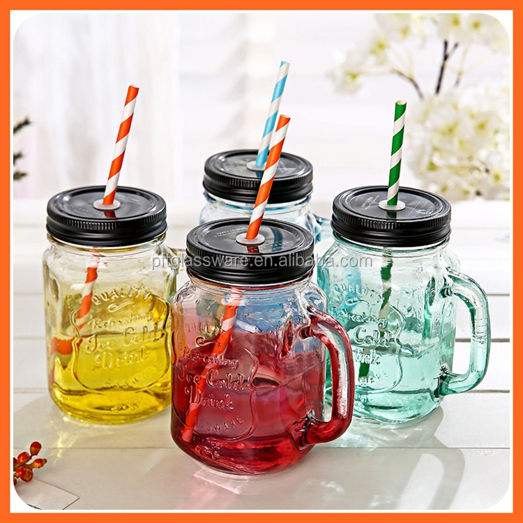 Custom Airtight Mason Jar Juice Glass Jar With Seal Cover Jars Glass