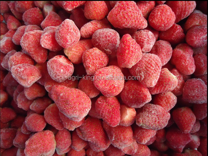 Frozen fresh raspberry