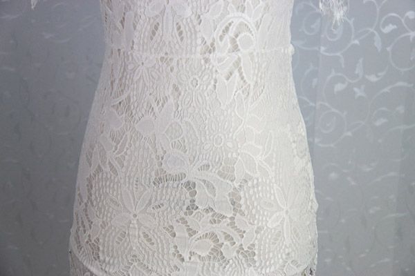 M4369 2015女性服新しい草原白い レース半袖ミニ ドレス で切り抜き バック仕入れ・メーカー・工場