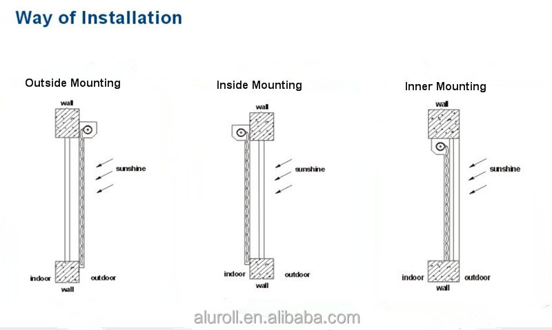 Chile Style Exterior Vertical Manual Crank For Roller Shutter View Outdoor Plantation Shutters Aluroll Product Details From Foshan Shunde Yashumei