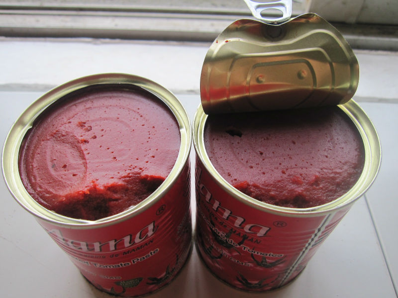 tomato paste, tomato sauce, ketchup