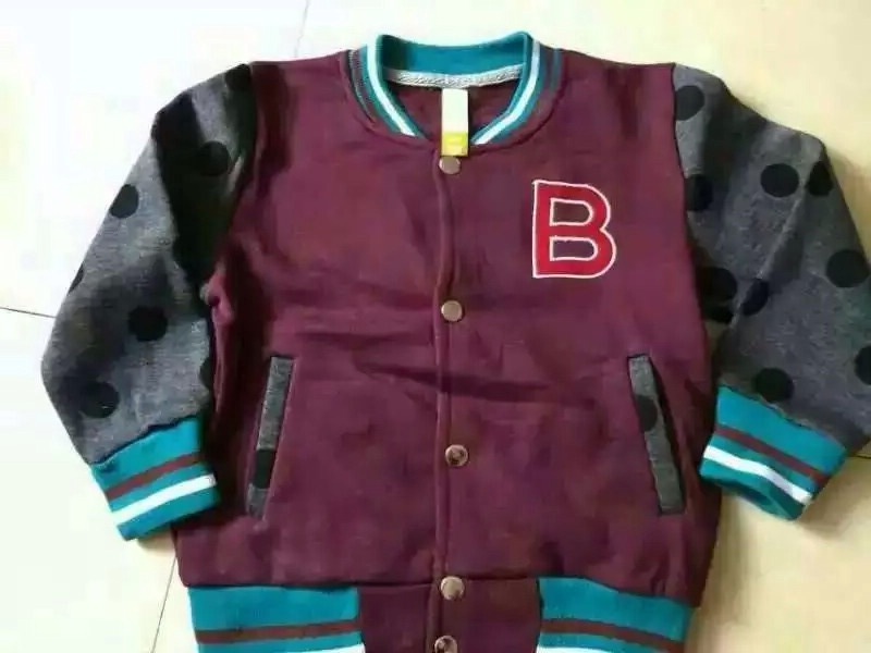少年の野球jacketin衣服の株式仕入れ・メーカー・工場