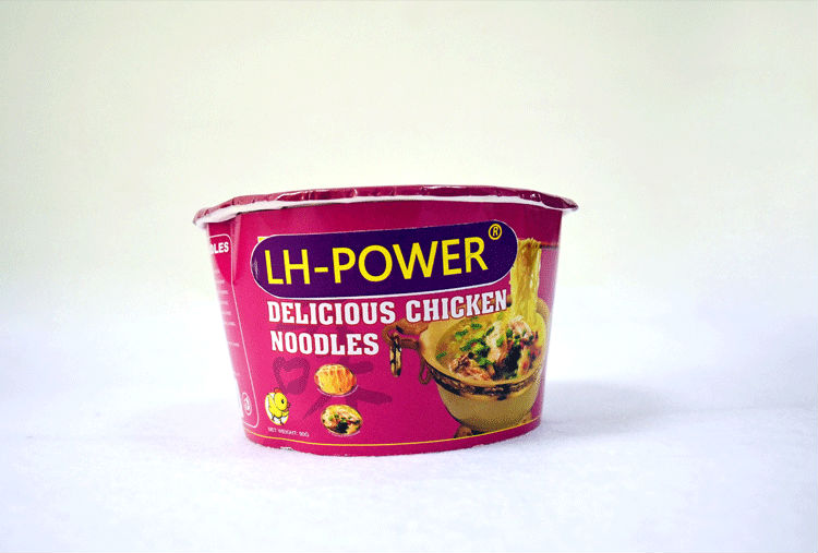 2014 Newest Chicken Flavor Bowl Noodles 110g