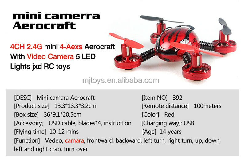 4ch2.4gミニ4- aexsaerocraftビデオカメラ付きＪＸＤ5ledライトrcのおもちゃ問屋・仕入れ・卸・卸売り