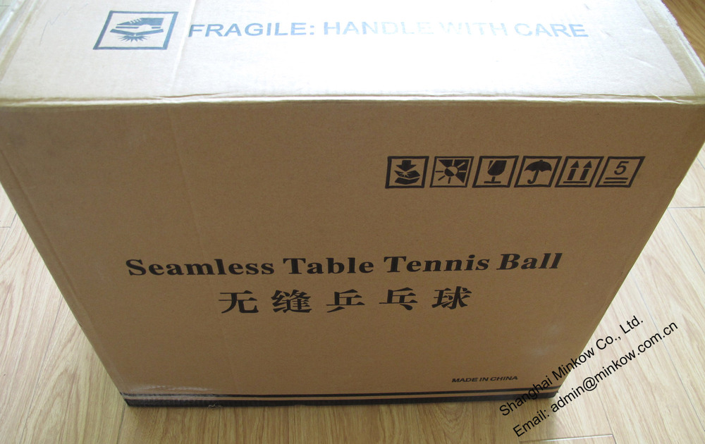 プラスチック製のテーブルテニスボール3つ星( シームレス、 ittf承認された、 競争の品質)問屋・仕入れ・卸・卸売り
