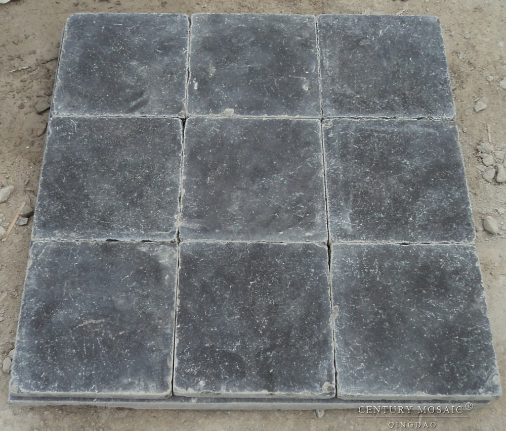 Blauw kalksteen gezoet & getrommeld betonmolen kalksteen product ... Blauwe tegels keuken