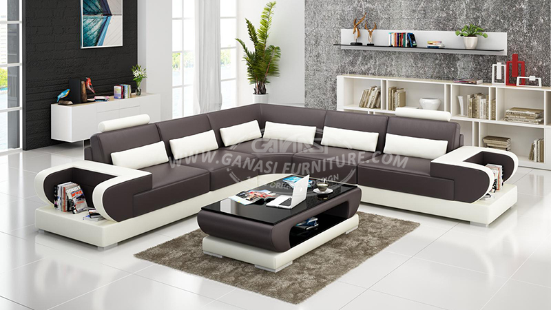 2017 Corner Sofa American Leather Design European Style G8003b