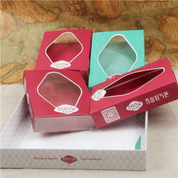 Foldable design red wine paper boxes